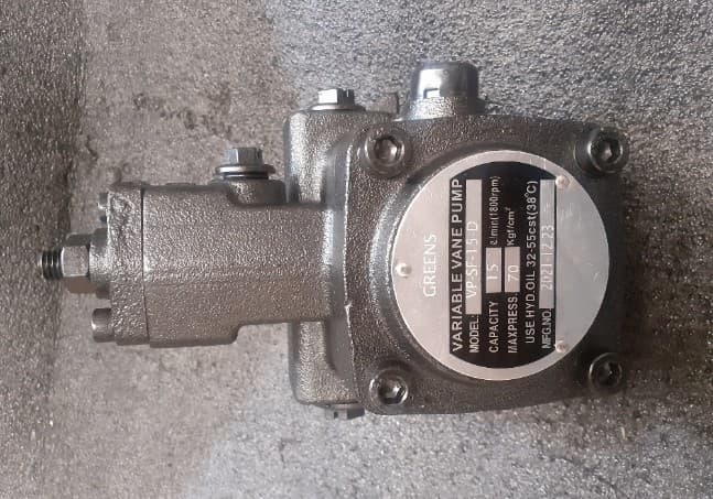 DEĞİŞKEN KANATLI POMPA.15 LT/MIN