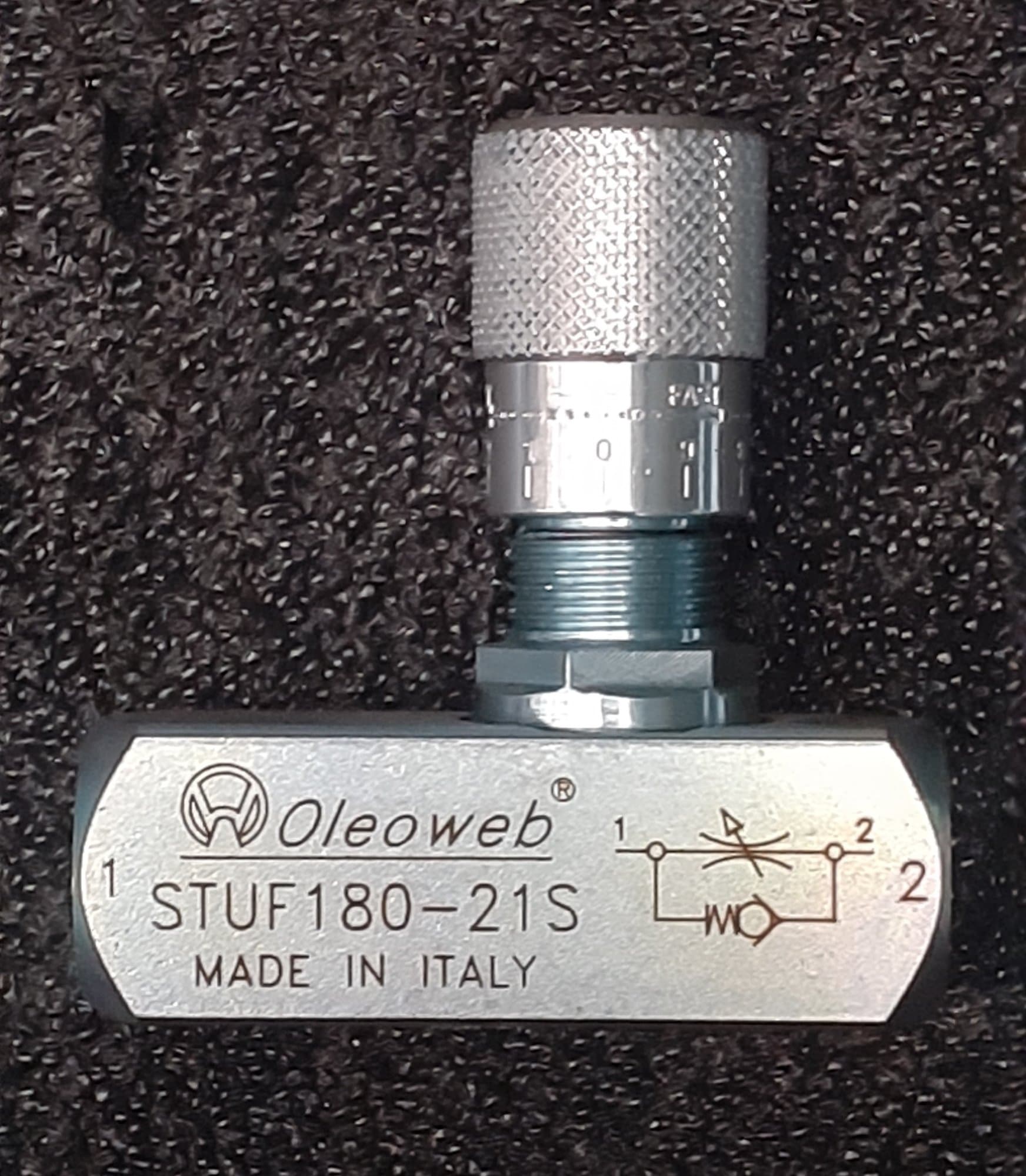 STUF180 1/8 ÇEKLİ HIZ AYAR VALFİ